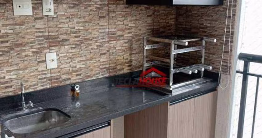 Apartamento com 2 dormitórios para alugar, 68 m² por R$ 3.800,00/mês - Jardim Flor da Montanha - Guarulhos/SP
