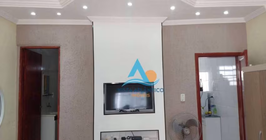 Kitnet mobiliada com 1 dormitório à venda, 42 m² por R$ 220.000 - Boqueirão - Praia Grande/SP