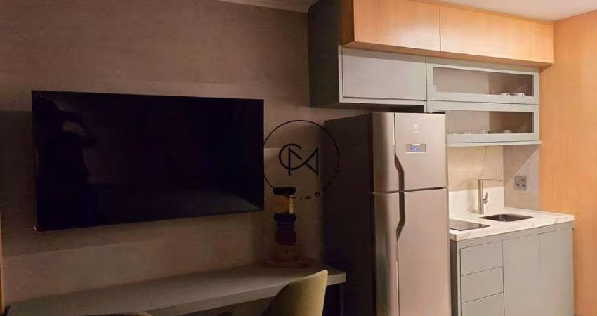 Studio luxuosamente mobiliado - 27 m2, para Venda em Pinheiros, SP