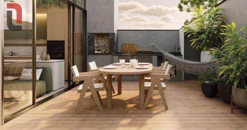 Apartamento Duplex com 2 dormitórios à venda, 68 m² por R$ 918.834,84 - Água Verde - Curitiba/PR