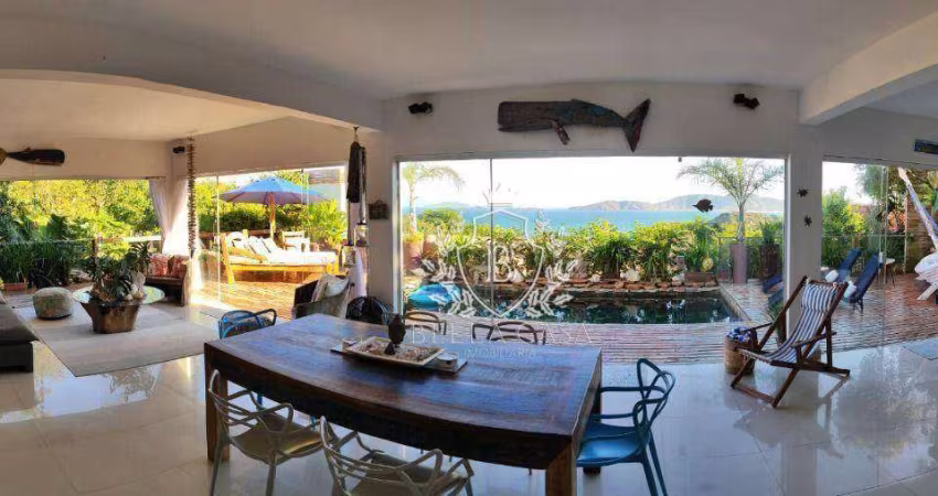 Casa com 2 dormitórios à venda, 230 m² por R$ 3.600.000,00 - Ferradurinha - Armação dos Búzios/RJ