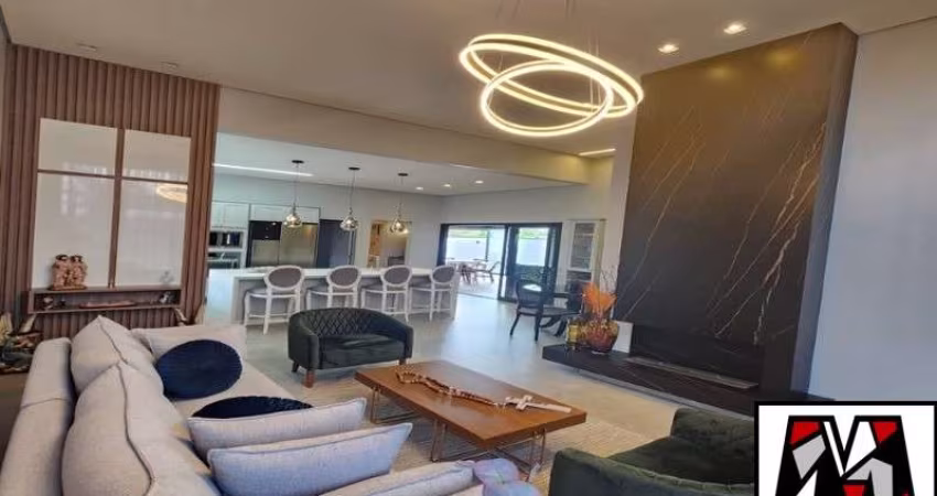 Casa a venda em condomínio fechado de luxo em Jundiaí, 04 suites, 03 vagas, lazer e segurança