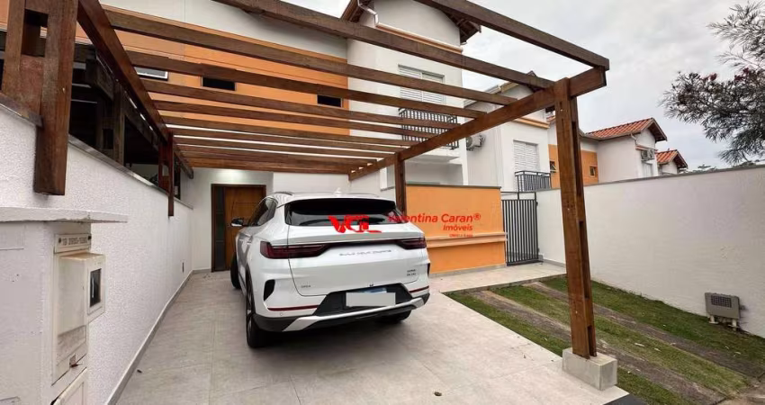 Sobrado com 3 dormitórios, 122 m² - venda por R$ 750.000,00 ou aluguel por R$ 4.588,00/mês - Condomínio Parque dos Guarantãs - Indaiatuba/SP