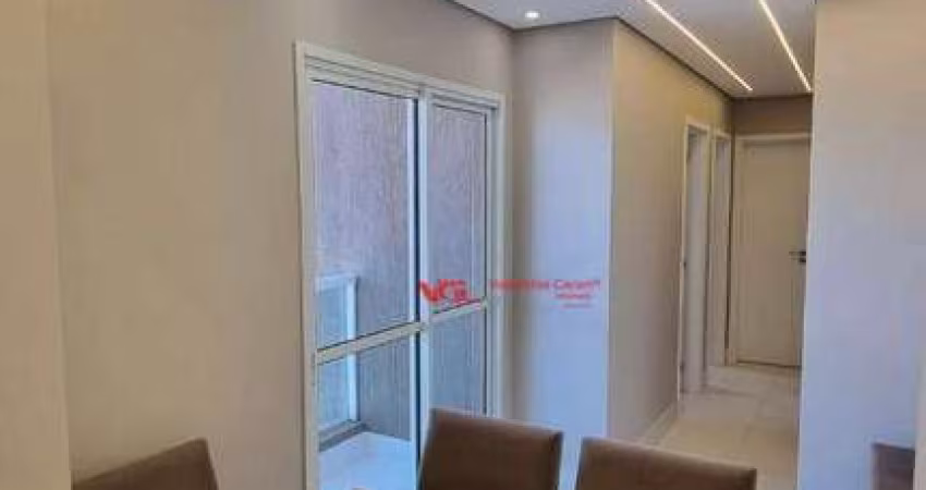Apartamento com 3 dormitórios sendo 1 suíte  à venda, 64 m² por R$ 485.000 - Reserva Vista Verde - Indaiatuba/SP