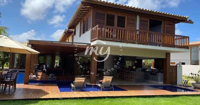 Praia do Forte| Casa Duplex com 480m²| Alto Padrão| Mobiliada| 5 Suítes| Churrasqueira