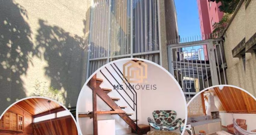 Belo Duplex, 1Dorm, com mobília, para locação na melhor localização da Vila Mariana.