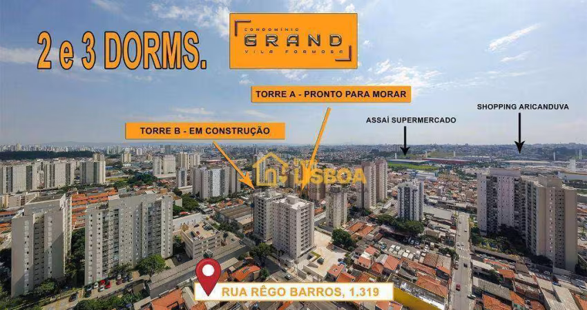 Apartamento com 2 dormitórios à venda, 52 m² por R$ 460.000,00 - Vila Antonieta - São Paulo/SP