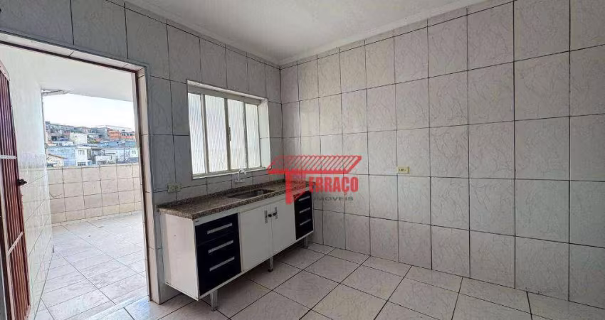 Casa com 1 dormitório para alugar, 80 m²  - Jardim Aclimação - Santo André/SP
