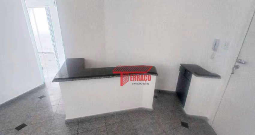 Sala, 50 m² - venda por R$ 210.000,00 ou aluguel por R$ 2.781,00/mês - Vila Guiomar - Santo André/SP