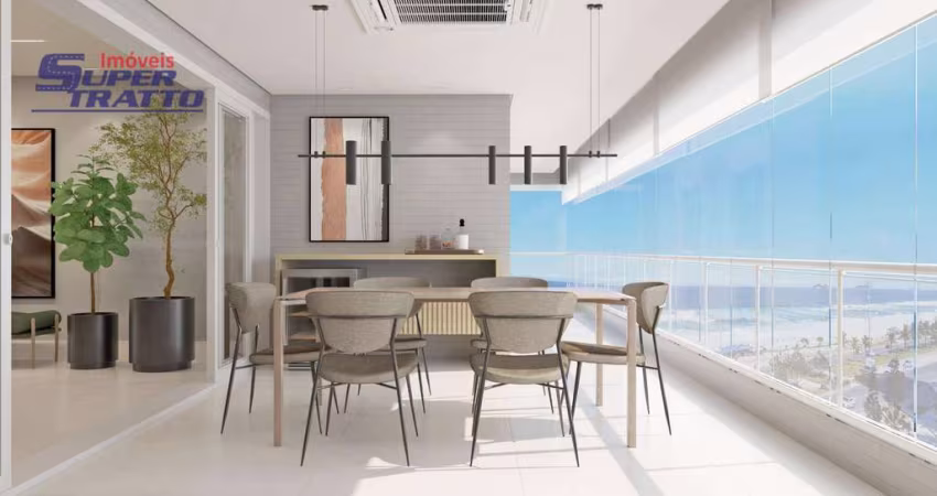 Apartamento com 3 dormitórios à venda, 133 m² por R$ 1.784.620,00 - Canto do Forte - Praia Grande/SP