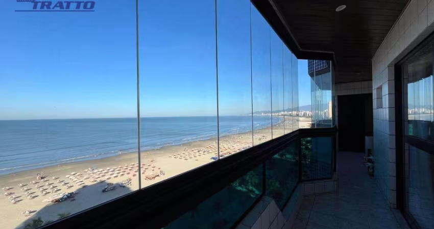 Apartamento com 3 dormitórios à venda, 170 m² por R$ 1.350.000,00 - Canto do Forte - Praia Grande/SP