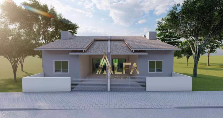 Casa com 1 Suíte + 1 dormitório dormitórios à venda, 66 m² por R$ 440.000 - Nossa Senhora de Fatima - Penha/SC
