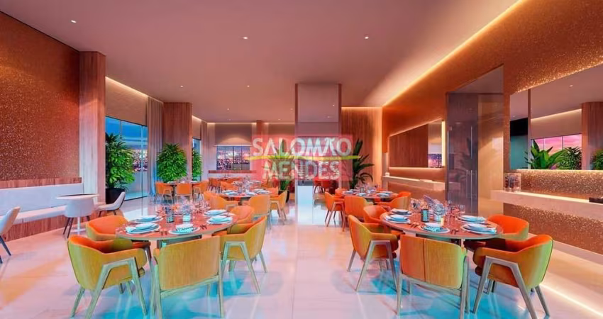Maravilhoso apartamento de 106m², varanda gourmet, área de lazer completa.