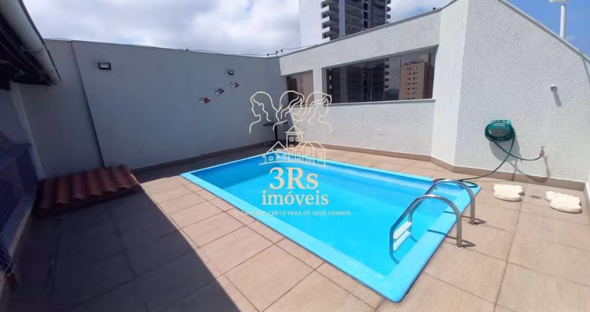 Cobertura Duplex com 3 dorm., piscina e churrasqueira, Enseada- Guarujá/SP.