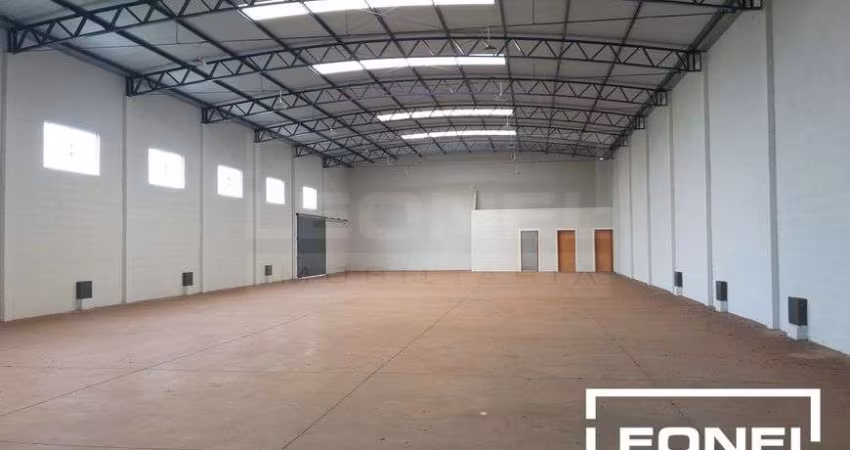 Galpão para locação no Distrito Industrial, em Brodowski