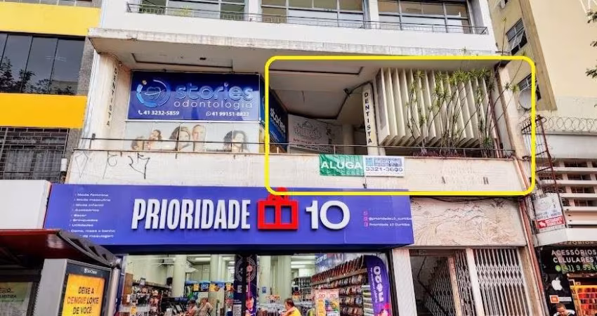 Conjunto Comercial para alugar, 250.00 m2 por R$8800.00  - Centro - Curitiba/PR