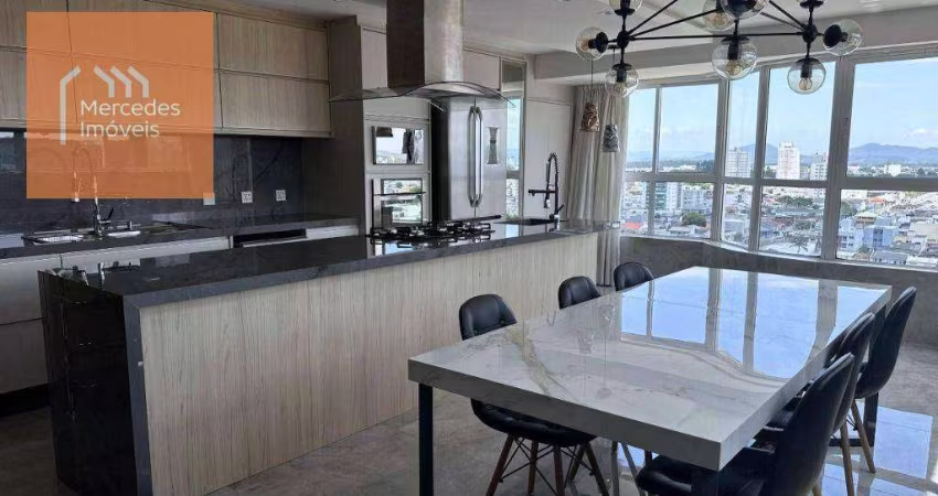 Apartamento mobiliado com 2 suítes + 1 dormitório à venda, 172 m² por R$ 1.750.000 - Dom Bosco - Itajaí/SC