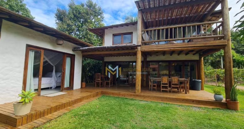 Casa nova em Caraíva com acesso ao Rio!