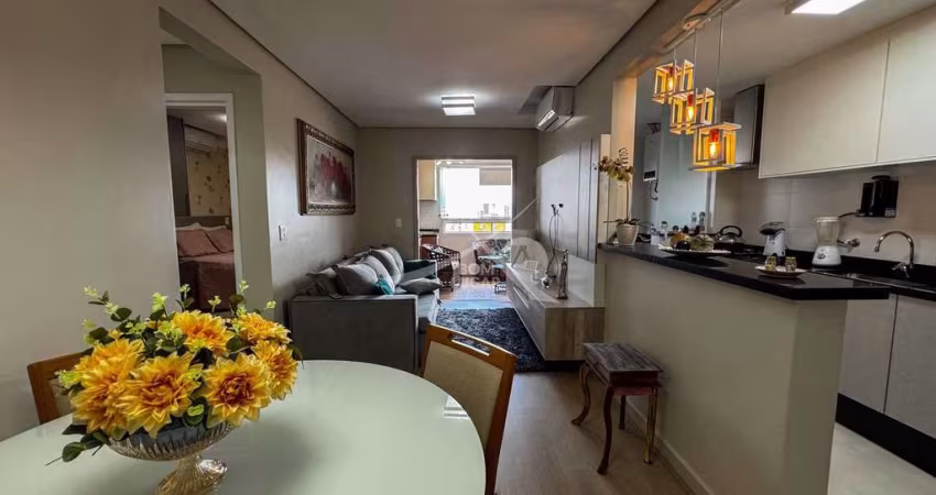 Apartamento com 1 suíte na Tupi em Praia Grande - SP