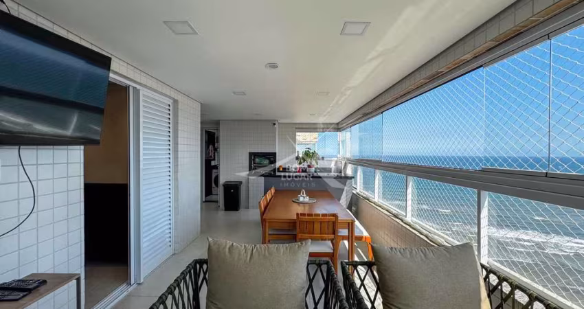 Apartamento com 3 quartos FRENTE MAR no Caiçara em Praia Grande