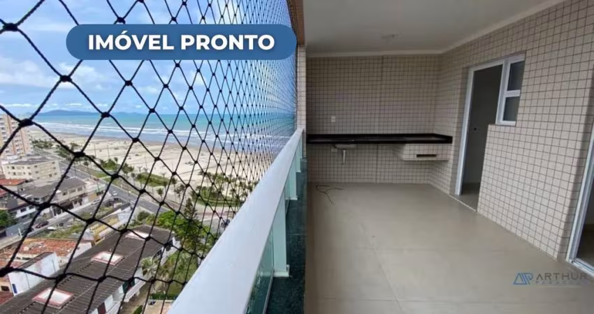 Apartamento com 2 dormitórios - Vista Mar -  Bairro Maracanã - Lazer Completo