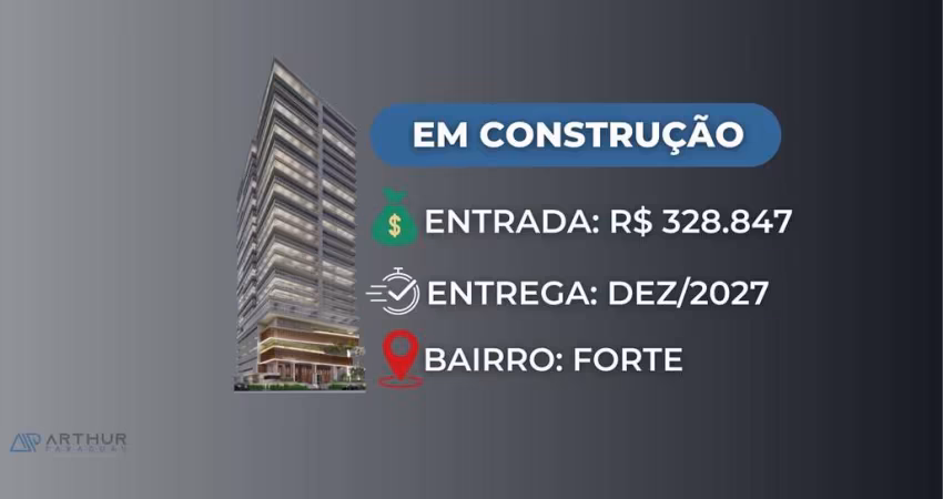Apartamento 3 dormitórios  - Em Construção  - Lazer Completo - Bairro: Forte