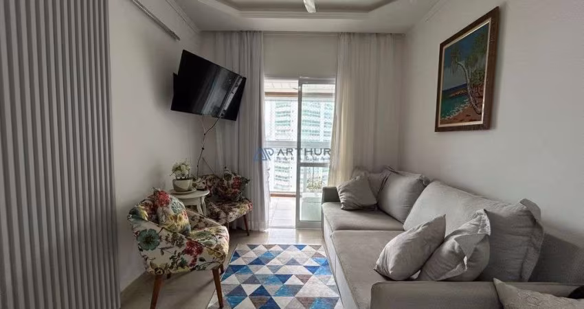 Apartamento na Vila Caiçara – 70m², Vista para o Mar, com sacada Lazer Completo