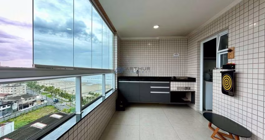 Apartamento à venda em Praia Grande com vista mar, 2 dorms e lazer completo