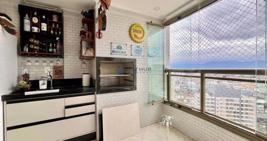 Apartamento à Venda em Praia Grande com 2 quartos, 1 suíte e 2 vagas privativas