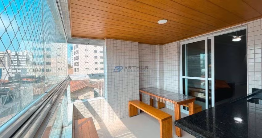 Apartamento à Venda em Praia Grande no bairro da Guilhermina, 2 quartos, 1 suíte