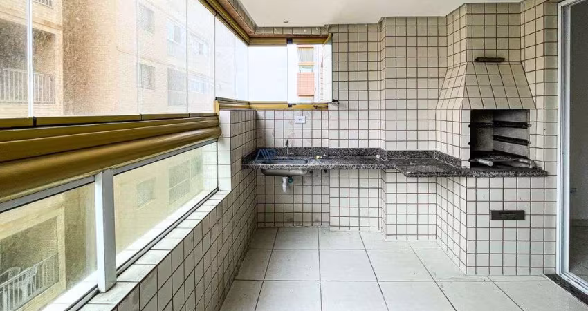Apartamento  à Venda em Praia Grande com 2 quartos, 2 banheiros, 1 vaga e 76m²