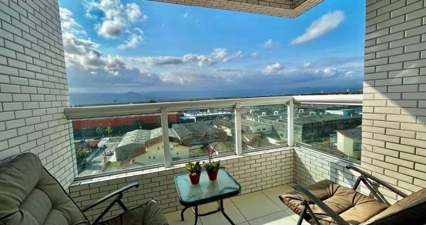 Apartamento à venda em Praia Grande, 02 dormitórios, vista livre e andar alto
