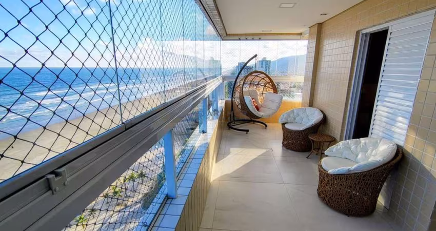 Apartamento frente mar à venda com 3 quartos em Praia Grande SP.