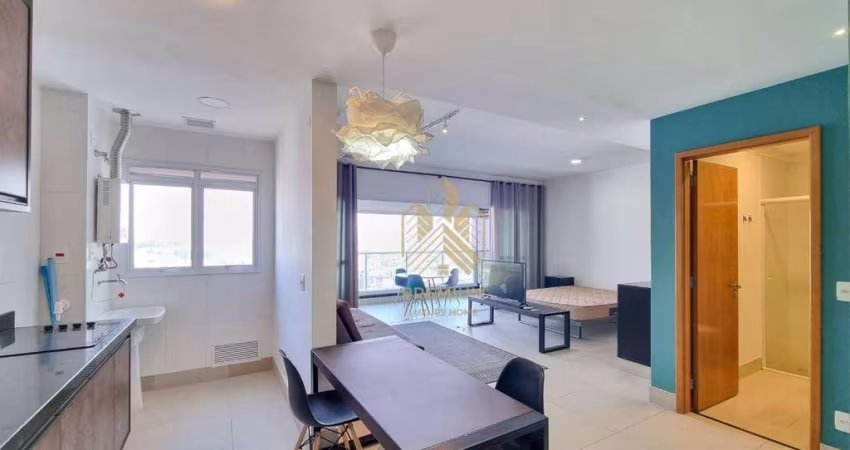 Apartamento com 1 dormitório para alugar, 56 m² por R$ 5.180,00/mês - Jardim Anália Franco - São Paulo/SP