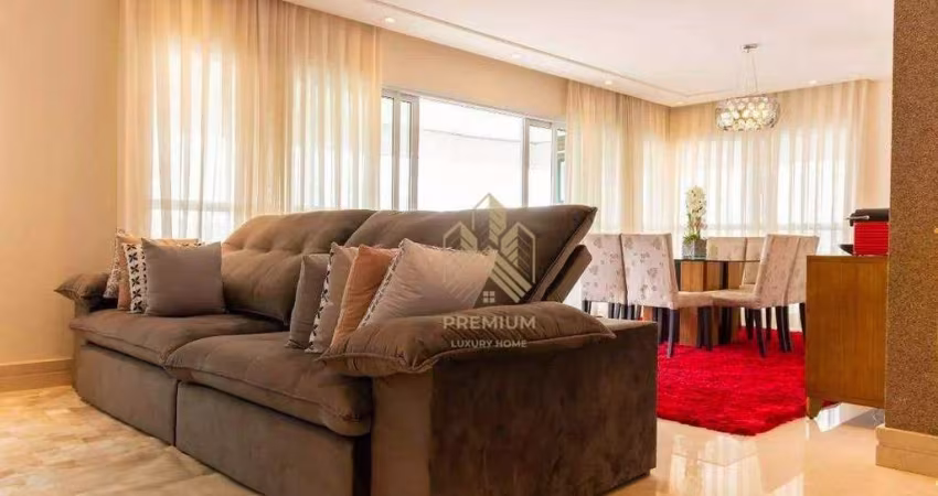 Apartamento com 3 dormitórios, 180 m² - venda por R$ 2.650.000,00 ou aluguel por R$ 14.520,00/mês - Jardim Anália Franco - São Paulo/SP