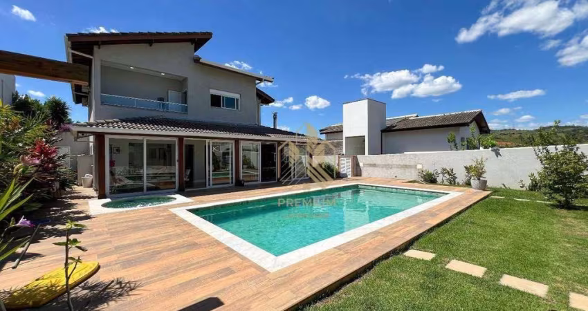 Casa com 5 dormitórios, 383 m² - venda por R$ 2.850.000,00 ou aluguel por R$ 16.541,16/mês - Condominio Figueira Garden - Atibaia/SP