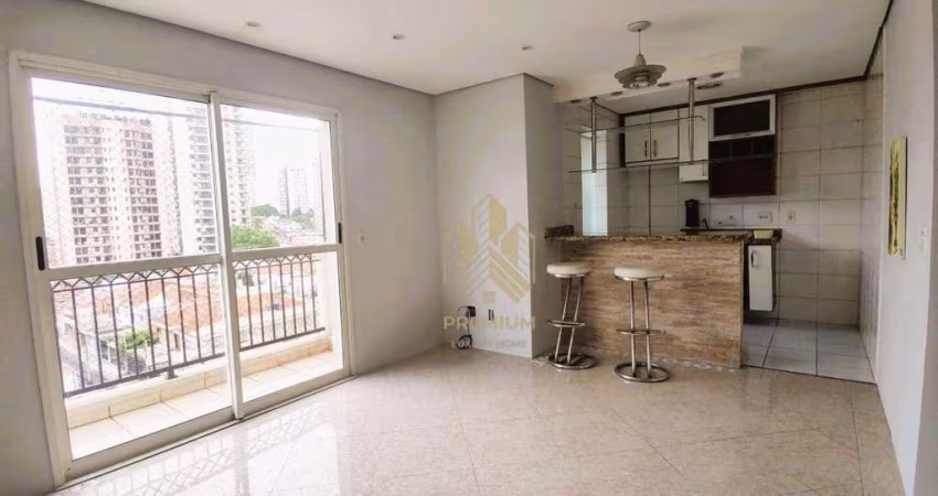 Apartamento com 2 dormitórios para alugar, 70 m² por R$ 4.500,00/mês - Tatuapé - São Paulo/SP