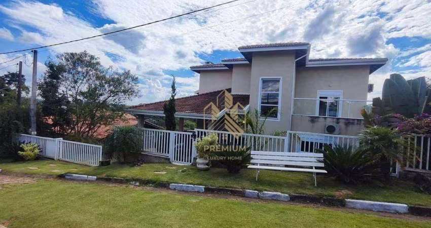 Casa com 6 dormitórios, 500 m² - venda por R$ 3.000.000 ou aluguel por R$ 13.740/mês - Parque Rio Abaixo - Atibaia/SP