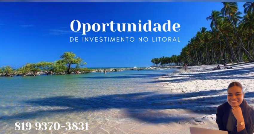 Excelente flat em construção com excelente localização na praia do Cupe, próximo à Porto de Galinhas.