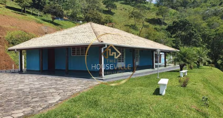 Sitio com 2 alqueires, Casa de 3 Dormitórios, Monteiro Lobato.