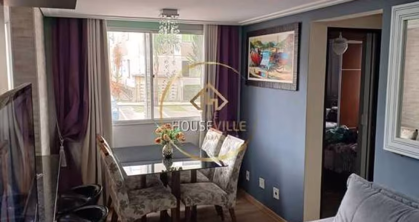 Apartamento, 2 dormitórios, porteira fechada, 48 m², Vila Tesouro, Sjc.