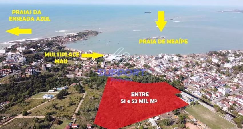 Área a venda em localização privilegiada em Meaípe, Guarapari-ES - Support Corretora de Imóveis.