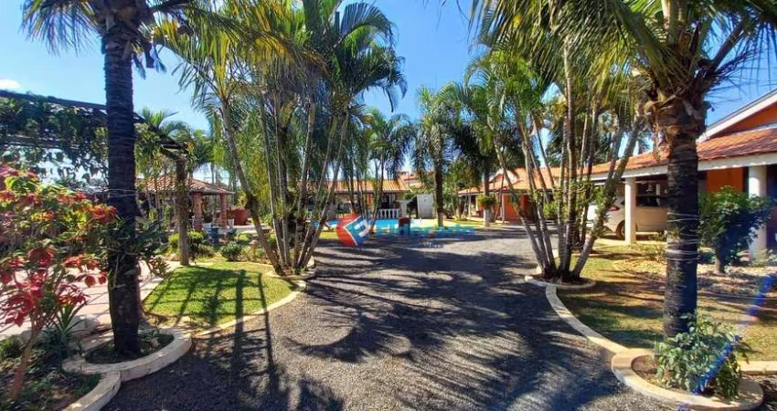Chácara com 2 dormitórios, sendo 1 suíte,  2080 m² - venda por R$ 1.500.000 ou aluguel por R$ 5.370/mês - Chácara Cruzeiro do Sul - Sumaré/SP