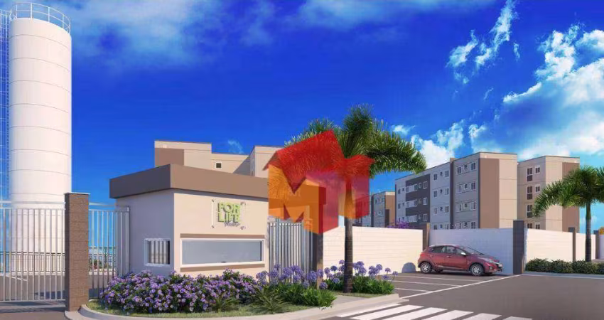 Apartamento com 2 dormitórios à venda, 39 m² por R$ 185.900 - Planalto do Sol II - Santa Bárbara D'Oeste/SP