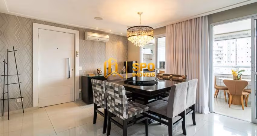 Cond Alto do Ipiranga, apto de 136 metros a venda com 3 suites e varanda gourmet no Ipiranga