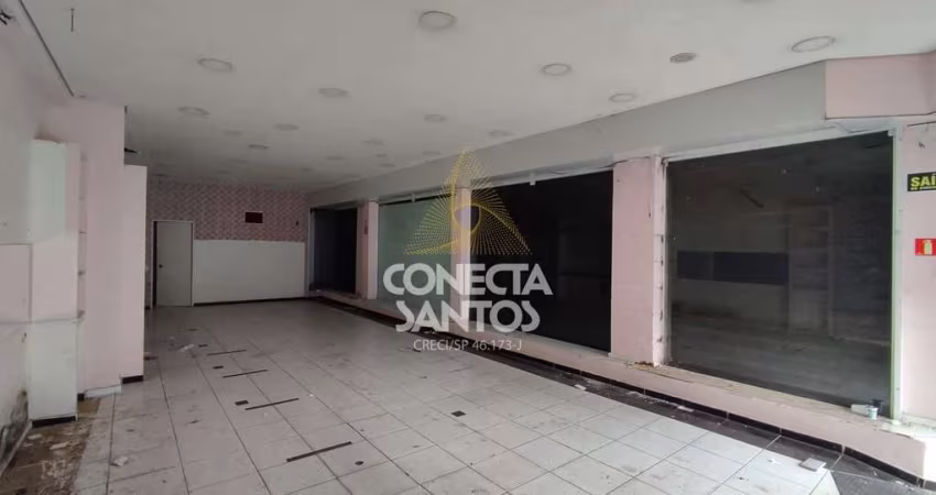 Loja de Esquina na Vila Mathias, Santos, Cod: 137