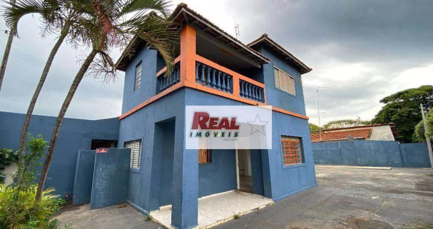 Sobrado com quintal amplo para comércio - Centro - Guararapes - SP
