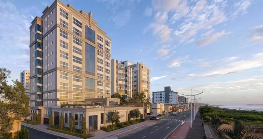 APARTAMENTO FRENTE MAR DE ALTO PADRÃO COM 03 SUITES + 02 VAGAS DE GARAGEM