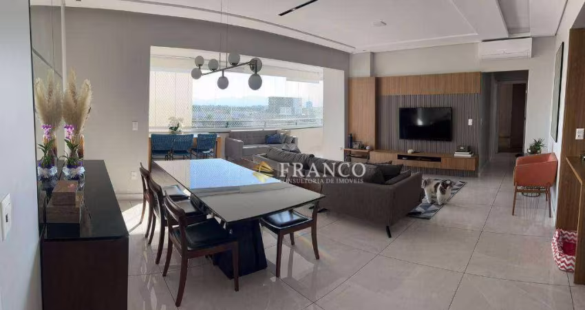 Apartamento com 3 dormitórios à venda, 142 m² - Edifício Grand Terrace - Taubaté/SP