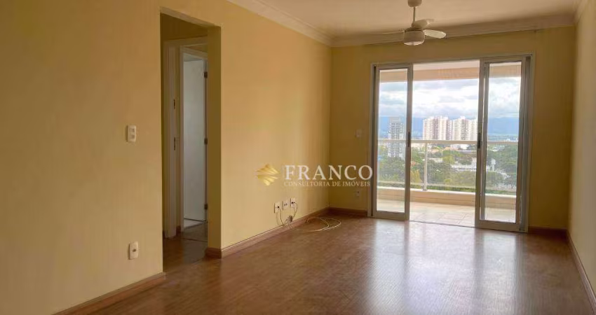 Apartamento com 2 dormitórios para alugar, 74 m² - Jardim das Nações - Taubaté/SP